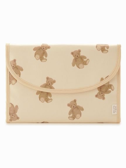 【ジェラート ピケ/gelato pique / KIDS】の【販路限定】総柄母子手帳ケースL インテリア・キッズ・メンズ・レディースファッション・服の通販 founy(ファニー) 　ファッション　Fashion　キッズファッション　Fashion for Kids　コイン　Coin, Coin Design　コーティング　Coating, Coated Finish　抗菌　Antibacterial, Bacteria-Resistant　スマート　Smart, Elegant　スリット　Slit, Slit Detail　定番　Standard, Basic Item　手帳　Planner, Notebook　人気　Popular, Best Seller　プリント　Print, Printed Pattern　ポケット　Pocket, Pocket Detail　旅行　Travel　BEG[037]|ID: prp329100004722440 ipo3291000000034132443