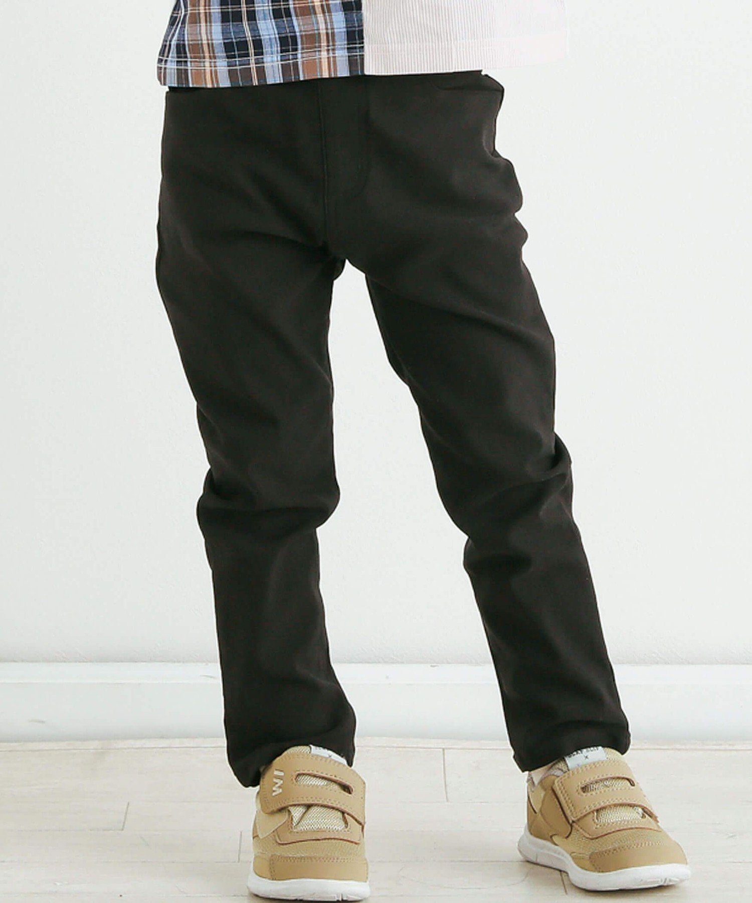 【ベベ オンライン ストア/BEBE ONLINE STORE / KIDS】のらくのびスーパーストレッチツイルパンツ(90~150cm) インテリア・キッズ・メンズ・レディースファッション・服の通販 founy(ファニー) 　ファッション　Fashion　キッズファッション　Fashion for Kids　ボトムス　Bottoms　オレンジ　Orange　テクスチャー　Texture, Textured Fabric　フレンチ　French, French Style　A/W・秋冬　Autumn/Winter　2024年　2024　エレガント 上品　Elegant　2024-2025秋冬・A/W　Autumn/Winter 2024–25 AW24–25　ブラック|ID: prp329100004722454 ipo3291000000034226053