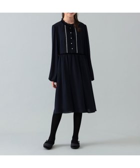 【こども ビームス/コドモ ビームス / KIDS】のセレモニー ジョーゼット ワンピース(140~170cm) 人気、トレンドファッション・服の通販 founy(ファニー) ファッション Fashion キッズファッション Fashion for Kids ワンピース Dresses おすすめ Recommended / Our Picks ジョーゼット Georgette, Semi-Sheer Fabric セレモニー Ceremony パール Pearl, Pearl Accent フリル Frill, Ruffle フロント Front, Front Design ベルベット Velvet, Velvety リボン Ribbon, Bow エレガント 上品 Elegant 卒業式 Graduation Ceremony |ID:prp329100004722472