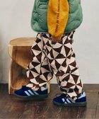 【エフオー オンラインストア/F.O.Online Store / KIDS】の総柄ツイルワイドパンツ 人気、トレンドファッション・服の通販 founy(ファニー) ファッション Fashion キッズファッション Fashion for Kids ボトムス Bottoms プリント Print, Printed Pattern ポケット Pocket, Pocket Detail thumbnail ブラウン|ID: prp329100004722475 ipo3291000000034132614