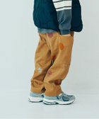 【エフオー オンラインストア/F.O.Online Store / KIDS】の総柄ツイルワイドパンツ 人気、トレンドファッション・服の通販 founy(ファニー) ファッション Fashion キッズファッション Fashion for Kids ボトムス Bottoms プリント Print, Printed Pattern ポケット Pocket, Pocket Detail thumbnail キャメル|ID: prp329100004722475 ipo3291000000034132615