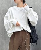 【アンドミー/andme】の裏毛 ボリューム 長袖 スウェット トップス 人気、トレンドファッション・服の通販 founy(ファニー) ファッション Fashion レディースファッション Fashion for Women トップス・カットソー Cut & Sew Tops レディースパーカー・カジュアルフーディー Casual Hoodies & Sweatshirts スウェット・クルーネックトップス Sweatshirts & Crewnecks / Relaxed Fit Sweat Tops ショルダー Shoulder, Shoulder Strap シンプル Simple, Minimal スウェット / スエット Sweatshirt, Sweatwear ドロップ Drop Shoulder, Dropped Style 長袖 Long Sleeve, Full Sleeve ポケット Pocket, Pocket Detail thumbnail ホワイト|ID: prp329100004722501 ipo3291000000034833022