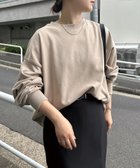 【アンドミー/andme】の裏毛 ボリューム 長袖 スウェット トップス 人気、トレンドファッション・服の通販 founy(ファニー) ファッション Fashion レディースファッション Fashion for Women トップス・カットソー Cut & Sew Tops レディースパーカー・カジュアルフーディー Casual Hoodies & Sweatshirts スウェット・クルーネックトップス Sweatshirts & Crewnecks / Relaxed Fit Sweat Tops ショルダー Shoulder, Shoulder Strap シンプル Simple, Minimal スウェット / スエット Sweatshirt, Sweatwear ドロップ Drop Shoulder, Dropped Style 長袖 Long Sleeve, Full Sleeve ポケット Pocket, Pocket Detail thumbnail ライトベージュ|ID: prp329100004722501 ipo3291000000034833028