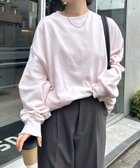 【アンドミー/andme】の裏毛 ボリューム 長袖 スウェット トップス 人気、トレンドファッション・服の通販 founy(ファニー) ファッション Fashion レディースファッション Fashion for Women トップス・カットソー Cut & Sew Tops レディースパーカー・カジュアルフーディー Casual Hoodies & Sweatshirts スウェット・クルーネックトップス Sweatshirts & Crewnecks / Relaxed Fit Sweat Tops ショルダー Shoulder, Shoulder Strap シンプル Simple, Minimal スウェット / スエット Sweatshirt, Sweatwear ドロップ Drop Shoulder, Dropped Style 長袖 Long Sleeve, Full Sleeve ポケット Pocket, Pocket Detail thumbnail ライトピンク|ID: prp329100004722501 ipo3291000000034833029