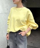 【アンドミー/andme】の裏毛 ボリューム 長袖 スウェット トップス 人気、トレンドファッション・服の通販 founy(ファニー) ファッション Fashion レディースファッション Fashion for Women トップス・カットソー Cut & Sew Tops レディースパーカー・カジュアルフーディー Casual Hoodies & Sweatshirts スウェット・クルーネックトップス Sweatshirts & Crewnecks / Relaxed Fit Sweat Tops ショルダー Shoulder, Shoulder Strap シンプル Simple, Minimal スウェット / スエット Sweatshirt, Sweatwear ドロップ Drop Shoulder, Dropped Style 長袖 Long Sleeve, Full Sleeve ポケット Pocket, Pocket Detail thumbnail イエロー|ID: prp329100004722501 ipo3291000000034833034