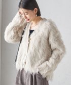 【シップス フォー ウィメン/SHIPS】の手洗い可能 シャギー ファー カーディガン ナチュラル|ID: prp329100004722505 ipo3291000000034707645