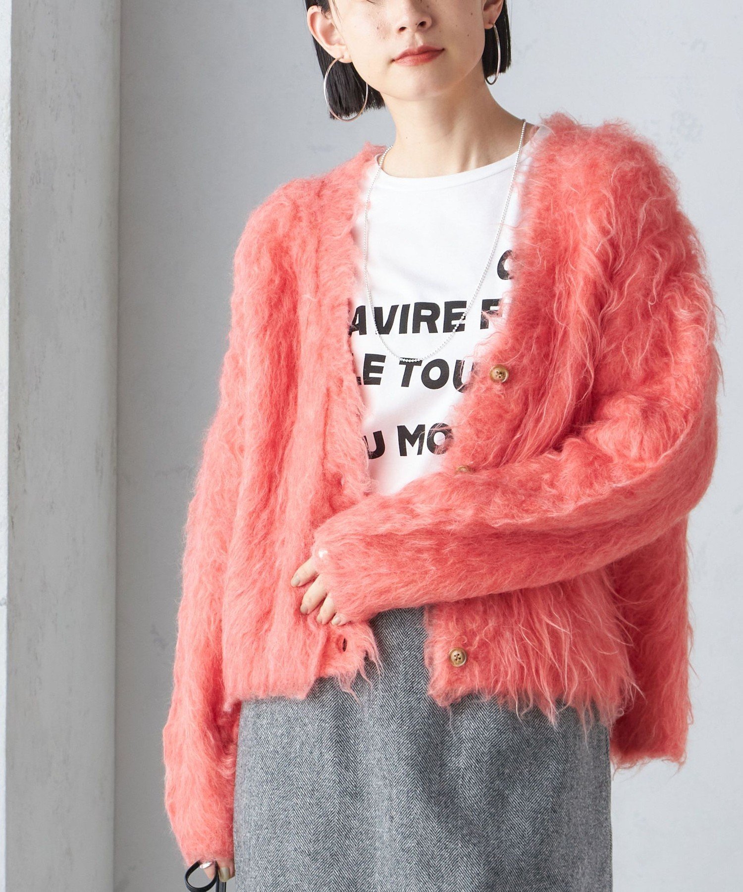 【シップス フォー ウィメン/SHIPS】の手洗い可能 シャギー ファー カーディガン インテリア・キッズ・メンズ・レディースファッション・服の通販 founy(ファニー) ファッション Fashion レディースファッション Fashion for Women トップス・カットソー Cut & Sew Tops カーディガン・羽織り Layered Style Cardigans オレンジ Orange カーディガン Cardigan, Knitwear シンプル Simple, Minimal スリット Slit, Slit Detail A/W・秋冬 Autumn/Winter オレンジ|ID: prp329100004722505 ipo3291000000034707646