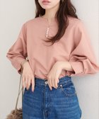 【ナチュラルクチュール/natural couture】の【WEB限定】パール付きスキッパーブラウス オレンジ|ID: prp329100004722513 ipo3291000000034284904