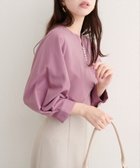 【ナチュラルクチュール/natural couture】の【WEB限定】パール付きスキッパーブラウス ピンク系その他|ID: prp329100004722513 ipo3291000000034284906