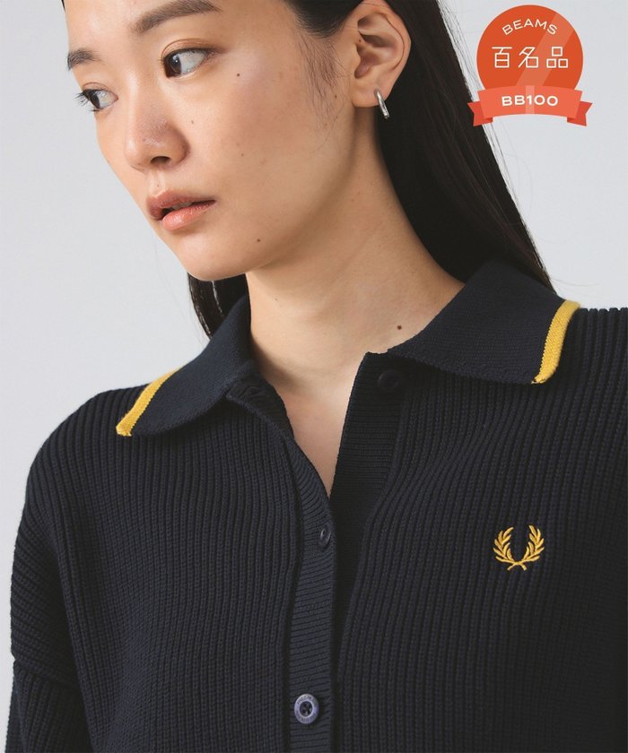 【ビームス ウイメン/BEAMS】の【別注】FRED PERRY / Tipped Collar Cardigan 25AW フレッドペリー カーディガン ポロ インテリア・キッズ・メンズ・レディースファッション・服の通販 founy(ファニー) https://founy.com/ ファッション Fashion レディースファッション Fashion for Women トップス・カットソー Cut & Sew Tops カーディガン・羽織り Layered Style Cardigans インナー Innerwear カーディガン Cardigan, Knitwear コンパクト Compact, Small Size スラックス Slacks, Dress Pants デニム Denim, Jeans Material トレンド Trend, Trending Now 人気 Popular, Best Seller ベスト Vest, Waistcoat 別注 Limited Edition, Custom Order 羽織 Haori, Light Jacket ロンドン London Style, British Inspired エレガント 上品 Elegant 2025年 2025 2025-2026秋冬・A/W Autumn/Winter 2025–26 AW25–26 |ID: prp329100004722525 ipo3291000000034786016