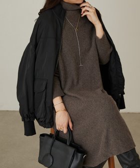 【ビアズリー/BEARDSLEY】のタートルビッグニット(ロング) 人気、トレンドファッション・服の通販 founy(ファニー) ファッション Fashion レディースファッション Fashion for Women トップス・カットソー Cut & Sew Tops ニット Knit Tops & Sweaters タートル Turtleneck, Turtle Collar バランス Balance, Style Balance ビッグ Big, Oversized ポケット Pocket, Pocket Detail ロング Long, Long-Length 再入荷 Restock / Back in Stock |ID:prp329100004722556