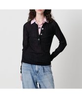 【ユナイテッドアローズ/UNITED ARROWS】のAEWEN MATOPH シアーリブポロニット 人気、トレンドファッション・服の通販 founy(ファニー) ファッション Fashion レディースファッション Fashion for Women トップス・カットソー Cut & Sew Tops ニット Knit Tops & Sweaters インナー Innerwear コンパクト Compact, Small Size シアー Sheer, See-Through シルク Silk, 100% Silk ジャケット Jacket, Outerwear スキッパー Skipper, Open Collar パイピング Piping, Trim Design フェミニン Feminine, Girly フロント Front, Front Design ボトム Bottoms, Lower Wear ミックス Mix, Mixed Style ワイド Wide, Wide Fit ワイドリブ Wide Rib, Wide Ribbed Knit おすすめ Recommended / Our Picks エレガント 上品 Elegant |ID:prp329100004722581