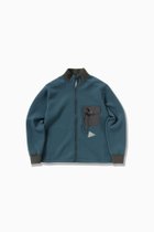 【アンドワンダー/and wander】のairy warm full zip 人気、トレンドファッション・服の通販 founy(ファニー) ファッション Fashion レディースファッション Fashion for Women ポケット Pocket, Pocket Detail thumbnail blue green1|ID: prp329100004722588 ipo3291000000034578406