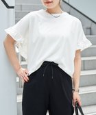 【コーエン/COEN】のエマール検証済み【UVカット・接触冷感】WELLTECT USAコットン フリルスリーブプルオーバー OFF WHITE|ID: prp329100004722873 ipo3291000000034291679