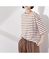 【ナノ ユニバース/nano universe】のパネルボーダーワイドトップス 人気、トレンドファッション・服の通販 founy(ファニー) ファッション Fashion レディースファッション Fashion for Women トップス・カットソー Cut & Sew Tops ショルダー Shoulder, Shoulder Strap スリット Slit, Slit Detail ダウン Down, Puffer トレンド Trend, Trending Now ドロップ Drop Shoulder, Dropped Style 定番 Standard, Basic Item ボーダー Border, Stripe リラックス Relax, Relaxed Fit ワイド Wide, Wide Fit おすすめ Recommended / Our Picks 2025年 2025 2025春夏・S/S Spring/Summer 2025 SS25 |ID:prp329100004722900