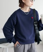 【ディスコート/Discoat】の【WEB限定/新色追加】ハート刺繍スウェット ネイビー|ID: prp329100004722925 ipo3291000000034239023