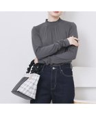 【インデックス/INDEX】のシャーリングデザイントップス【洗濯機OK/吸湿発熱】 人気、トレンドファッション・服の通販 founy(ファニー) ファッション Fashion レディースファッション Fashion for Women トップス・カットソー Cut & Sew Tops インナー Innerwear ギャザー Gathered, Ruffled シャーリング Shirring, Ruched ジャケット Jacket, Outerwear スマート Smart, Elegant フィット Fit, Slim Fit フリル Frill, Ruffle ランダム Random, Irregular 冬 Winter / This Winter 定番 Standard, Basic Item 秋 Autumn thumbnail チャコールグレー|ID: prp329100004722935 ipo3291000000034283674