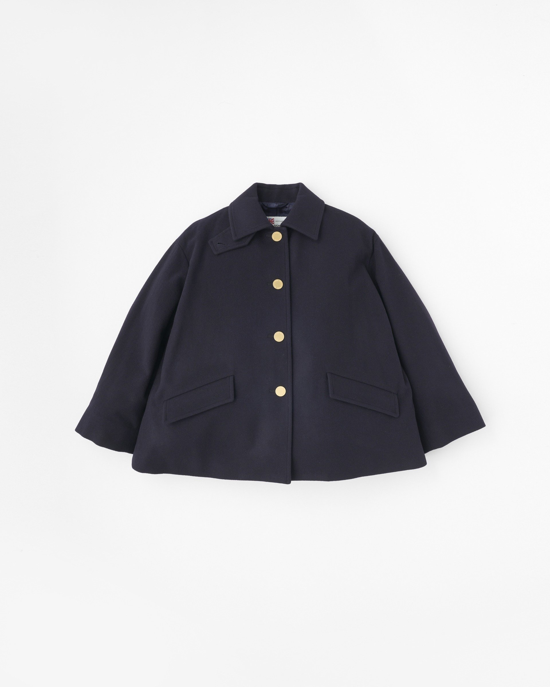 【トラディショナル ウェザーウェア/TWW / Traditional Weatherwear】のLINTON SHORT インテリア・キッズ・メンズ・レディースファッション・服の通販 founy(ファニー) ファッション Fashion レディースファッション Fashion for Women エレガント 上品 Elegant コンパクト Compact, Small Size ショート Short, Short Length フラップ Flap, Flap Pocket ポケット Pocket, Pocket Detail メルトン Melton, Heavy Wool モダン Modern, Contemporary ネイビー|ID: prp329100004722939 ipo3291000000034578078