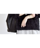 【シップス フォー ウィメン/SHIPS】のquaranciel 手洗い可能 ネップツイード クルーネック コンパクト ニット ブラック|ID: prp329100004722984 ipo3291000000034779675