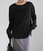 【セレクトモカ/SELECT MOCA】のスラブシアークルーネックトップス 人気、トレンドファッション・服の通販 founy(ファニー) ファッション Fashion レディースファッション Fashion for Women トップス・カットソー Cut & Sew Tops インナー Innerwear シアー Sheer, See-Through ストレッチ Stretch, Stretchy Fabric ビスチェ Bustier, Corset Top ルーズ Loose, Oversized thumbnail ブラック-990|ID: prp329100004723003 ipo3291000000034592522