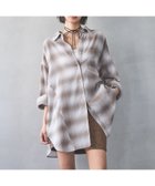 【ページボーイ/PAGEBOY】の【WEB先行 】オンブレチェック2WAYシャツ 人気、トレンドファッション・服の通販 founy(ファニー) ファッション Fashion レディースファッション Fashion for Women トップス・カットソー Cut & Sew Tops シャツ・ブラウス・オフィスカジュアル Elegant Blouses & Button-Ups カシュクール Wrap Design タンク Tank Top, Sleeveless Top チェック Check, Plaid, Tartan トレンド Trend, Trending Now 秋 Autumn thumbnail ベージュ52|ID: prp329100004723012 ipo3291000000034448757