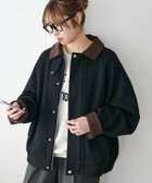 【ディスコート/Discoat】の【ユニセックス】中空糸衿配色ジャケット 人気、トレンドファッション・服の通販 founy(ファニー) ファッション Fashion レディースファッション Fashion for Women アウター Coat / Outerwear Collection レディースジャケット・軽アウター Jackets ジャケット Jacket, Outerwear スウェット / スエット Sweatshirt, Sweatwear スタンド Stand Collar, Upright Stand thumbnail ブラック|ID: prp329100004723019 ipo3291000000034315016