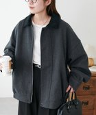 【ディスコート/Discoat】の【ユニセックス】中空糸衿配色ジャケット 人気、トレンドファッション・服の通販 founy(ファニー) ファッション Fashion レディースファッション Fashion for Women アウター Coat / Outerwear Collection レディースジャケット・軽アウター Jackets ジャケット Jacket, Outerwear スウェット / スエット Sweatshirt, Sweatwear スタンド Stand Collar, Upright Stand thumbnail チャコールグレー|ID: prp329100004723019 ipo3291000000034315021