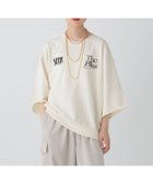 【レプシィム ローリーズファーム/LEPSIM LOWRYS FARM】のミニ裏毛6分袖プリントT アイボリー08|ID: prp329100004723049 ipo3291000000034135667