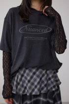 【アズール バイ マウジー/AZUL by moussy】のヴィンテージ5分袖Tシャツ 人気、トレンドファッション・服の通販 founy(ファニー) ファッション Fashion レディースファッション Fashion for Women トップス・カットソー Cut & Sew Tops シャツ・ブラウス・オフィスカジュアル Elegant Blouses & Button-Ups ロングTシャツ・Tシャツ Longline T-Shirts & Tees おすすめ Recommended / Our Picks グラフィック Graphic, Graphic Design トレンド Trend, Trending Now ルーズ Loose, Oversized ヴィンテージ Vintage Style thumbnail L/BLK1|ID: prp329100004723109 ipo3291000000034135918