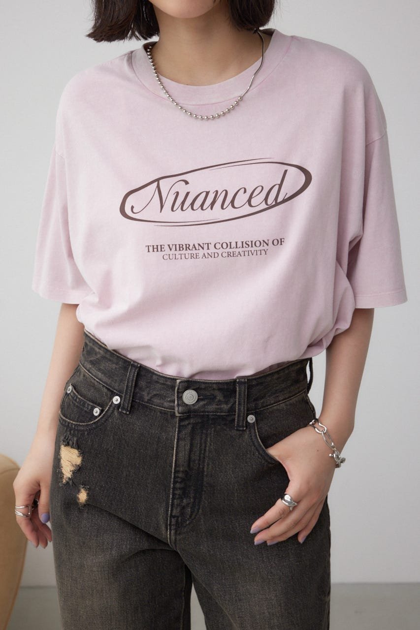 【アズール バイ マウジー/AZUL by moussy】のヴィンテージ5分袖Tシャツ インテリア・キッズ・メンズ・レディースファッション・服の通販 founy(ファニー) 　ファッション　Fashion　レディースファッション　Fashion for Women　トップス・カットソー　Cut & Sew Tops　シャツ・ブラウス・オフィスカジュアル　Elegant Blouses & Button-Ups　ロングTシャツ・Tシャツ　Longline T-Shirts & Tees　おすすめ　Recommended / Our Picks　グラフィック　Graphic, Graphic Design　トレンド　Trend, Trending Now　ルーズ　Loose, Oversized　ヴィンテージ　Vintage Style　PNK|ID: prp329100004723109 ipo3291000000034135921