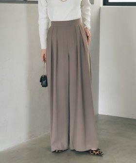 【ラブティックボンボン/La boutique BonBon】の【RISA監修・ミントグリーン追加・5サイズあり】2タックワイドパンツ 人気、トレンドファッション・服の通販 founy(ファニー) ファッション Fashion レディースファッション Fashion for Women パンツ Pants & Trousers おすすめ Recommended / Our Picks とろみ Fluid, Flowy Fabric クロップド Cropped, Short Length ポケット Pocket, Pocket Detail リラックス Relax, Relaxed Fit 人気 Popular, Best Seller |ID:prp329100004723125