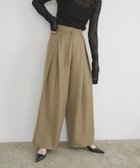 【リアン/Lian】のベルトデザインラップタックパンツ ベージュ|ID: prp329100004723148 ipo3291000000034223647