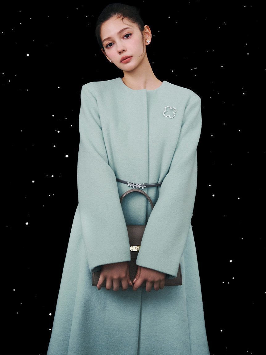 【セルフォード/CELFORD】のカシミヤ混ノーカラーコート インテリア・キッズ・メンズ・レディースファッション・服の通販 founy(ファニー) 　ファッション　Fashion　レディースファッション　Fashion for Women　アウター　Coat / Outerwear Collection　コート・ロングコート・ピーコート　Long Coats, Peacoats & More　スマート　Smart, Elegant　ベーシック　Basic, Essential　エレガント 上品　Elegant　今季　This Season, Current Season　MNT[021]|ID: prp329100004723159 ipo3291000000034935172