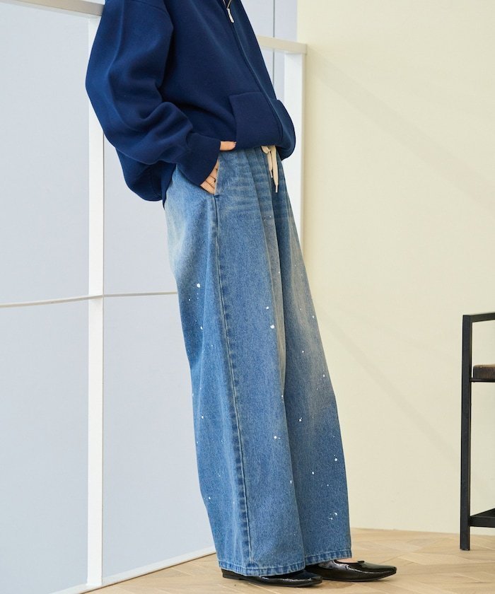 【フリークスストア/FREAK'S STORE】の低身長サイズあり ウォッシュ加工 イージーデニムパンツ 限定展開カラーあり 25AW インテリア・キッズ・メンズ・レディースファッション・服の通販 founy(ファニー) ファッション Fashion レディースファッション Fashion for Women パンツ Pants & Trousers デニムパンツ・ジーンズ・美脚デニム Denim Jeans & Pants ウォッシュ Washed Finish 春 Spring 今季 This Season, Current Season デニム Denim, Jeans Material トレンド Trend, Trending Now ワイド Wide, Wide Fit A/W・秋冬 Autumn/Winter 冬 Winter / This Winter S/S・春夏 SS, Spring/Summer, Warm Season おすすめ Recommended / Our Picks 夏 Summer 2025年 2025 2025-2026秋冬・A/W Autumn/Winter 2025–26 AW25–26 柄|ID: prp329100004723165 ipo3291000000035071506