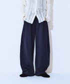 【ジーナシス/JEANASiS】のスウェットコクーンタックパンツ ネイビー|ID: prp329100004723167 ipo3291000000034642284