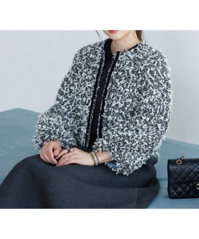 【マーリエ ル カセット/Maglie le cassetto】の《M Maglie le cassetto*冨張愛》ツイードで魅せるこなれブルゾン 人気、トレンドファッション・服の通販 founy(ファニー) ファッション Fashion レディースファッション Fashion for Women アウター Coat / Outerwear Collection ブルゾンジャケット・スポーティアウター Blouson Jackets スマート Smart, Elegant 雑誌 Magazine, Fashion Magazine ツイード Twill, Twill Weave デニム Denim, Jeans Material 人気 Popular, Best Seller フリンジ Fringe, Tassel フロント Front, Front Design ブルゾン Blouson, Bomber Jacket ブレード Braid, Decorative Trim エレガント 上品 Elegant 卒業式 Graduation Ceremony |ID:prp329100004723176