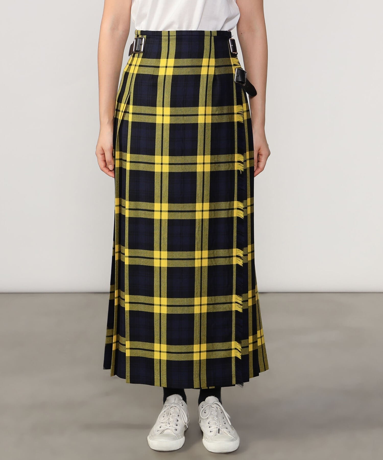 【ビショップ/Bshop】のウーステッドウール ロングキルトスカート WOMEN インテリア・キッズ・メンズ・レディースファッション・服の通販 founy(ファニー) 　ファッション　Fashion　レディースファッション　Fashion for Women　スカート　Skirts　キルト　Quilt, Quilted Fabric　シルク　Silk, 100% Silk　ロング　Long, Long-Length　軽量　Lightweight, Ultra Light　YELLOW系1|ID: prp329100004723203 ipo3291000000034586760