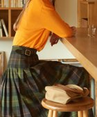 【ビショップ/Bshop】のウーステッドウール ロングキルトスカート WOMEN GREEN系1|ID: prp329100004723203 ipo3291000000034586762