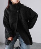 【リベリー/Riberry】のミドル丈スタンドカラーコート 人気、トレンドファッション・服の通販 founy(ファニー) ファッション Fashion レディースファッション Fashion for Women アウター Coat / Outerwear Collection コート・ロングコート・ピーコート Long Coats, Peacoats & More インナー Innerwear ショート Short, Short Length シンプル Simple, Minimal スウェット / スエット Sweatshirt, Sweatwear スタイリッシュ Stylish, Fashionable スタンド Stand Collar, Upright Stand デニム Denim, Jeans Material トレンド Trend, Trending Now バランス Balance, Style Balance 防寒 Cold Protection, Winter-Ready マニッシュ Mannish, Boyish ミドル Middle Length, Mid Height ループ Loop, Loop Knit ワイド Wide, Wide Fit 冬 Winter / This Winter 再入荷 Restock / Back in Stock おすすめ Recommended / Our Picks thumbnail ブラック|ID: prp329100004723206 ipo3291000000034697457