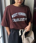 【チャオパニックティピー/CIAOPANIC TYPY】のUSAコットン切替プリントTee ブラウン|ID: prp329100004723207 ipo3291000000034477920