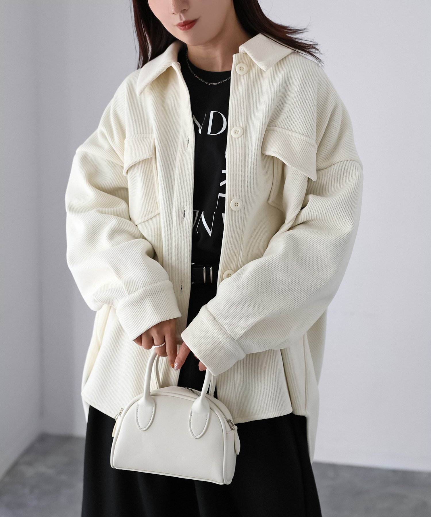 【リベリー/Riberry】のコーデュロイボンディングシャツジャケット インテリア・キッズ・メンズ・レディースファッション・服の通販 founy(ファニー) ファッション Fashion レディースファッション Fashion for Women アウター Coat / Outerwear Collection レディースジャケット・軽アウター Jackets 秋 Autumn コーデュロイ Corduroy, Cord Fabric ショルダー Shoulder, Shoulder Strap シンプル Simple, Minimal ジャケット Jacket, Outerwear タートル Turtleneck, Turtle Collar デニム Denim, Jeans Material ドロップ Drop Shoulder, Dropped Style 長袖 Long Sleeve, Full Sleeve ボンディング Bonding, Bonded Fabric ポケット Pocket, Pocket Detail 防寒 Cold Protection, Winter-Ready ミドル Middle Length, Mid Height リラックス Relax, Relaxed Fit ロング Long, Long-Length ロールアップ Roll-Up, Cuffed Hem ワイド Wide, Wide Fit 冬 Winter / This Winter A/W・秋冬 Autumn/Winter 再入荷 Restock / Back in Stock おすすめ Recommended / Our Picks エレガント 上品 Elegant アイボリー|ID: prp329100004723212 ipo3291000000034657559