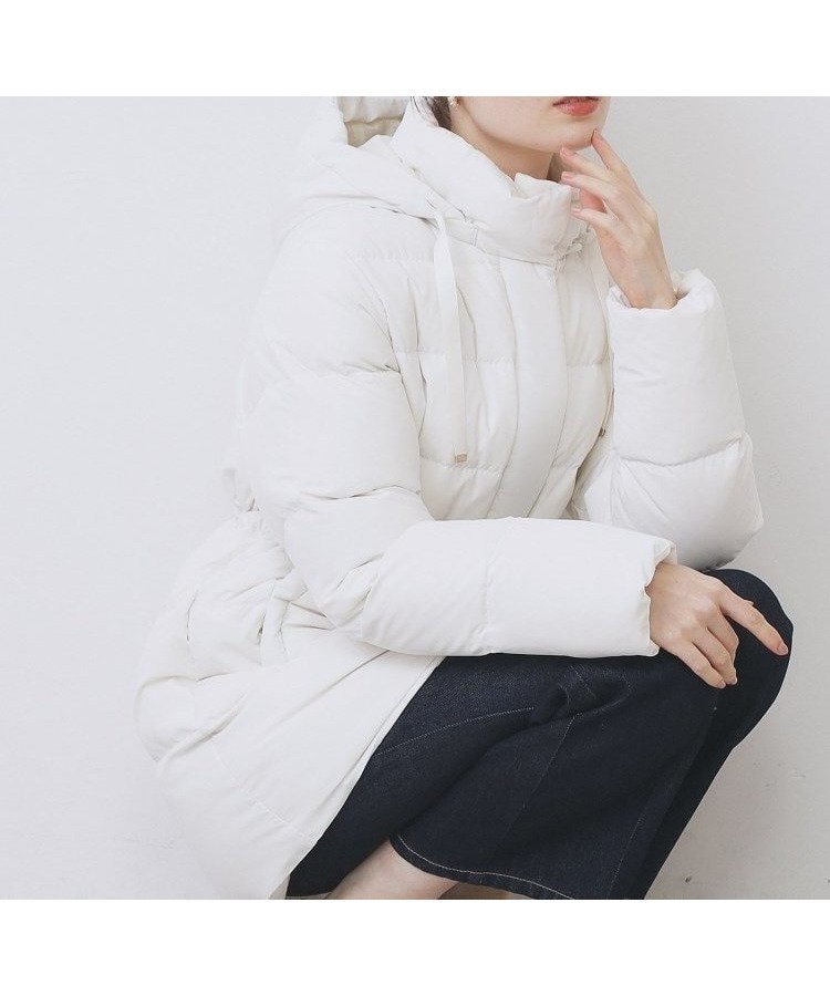 【インデックス/INDEX】のKAWADAダウンドロストミドルコート【撥水/洗える/2WAY/静電気防止裏地】《XS~3L》 インテリア・キッズ・メンズ・レディースファッション・服の通販 founy(ファニー) ファッション Fashion レディースファッション Fashion for Women アウター Coat / Outerwear Collection コート・ロングコート・ピーコート Long Coats, Peacoats & More 洗える Machine Washable スタンド Stand Collar, Upright Stand ダウン Down, Puffer ポケット Pocket, Pocket Detail ミドル Middle Length, Mid Height エレガント 上品 Elegant アイボリー|ID: prp329100004723234 ipo3291000000034443712