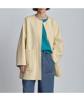 【ハウス オブ ロータス/HOUSE OF LOTUS】 ウールリバービッグパッチポケットコート人気、トレンドファッション・服の通販 founy(ファニー) ファッション Fashion レディースファッション Fashion for Women アウター Coat / Outerwear Collection コート・ロングコート・ピーコート Long Coats, Peacoats & More ウォーム Warm Fabric ドレープ Drape, Draping Fabric フロント Front, Front Design A/W・秋冬 Autumn/Winter |ID:prp329100004723239
