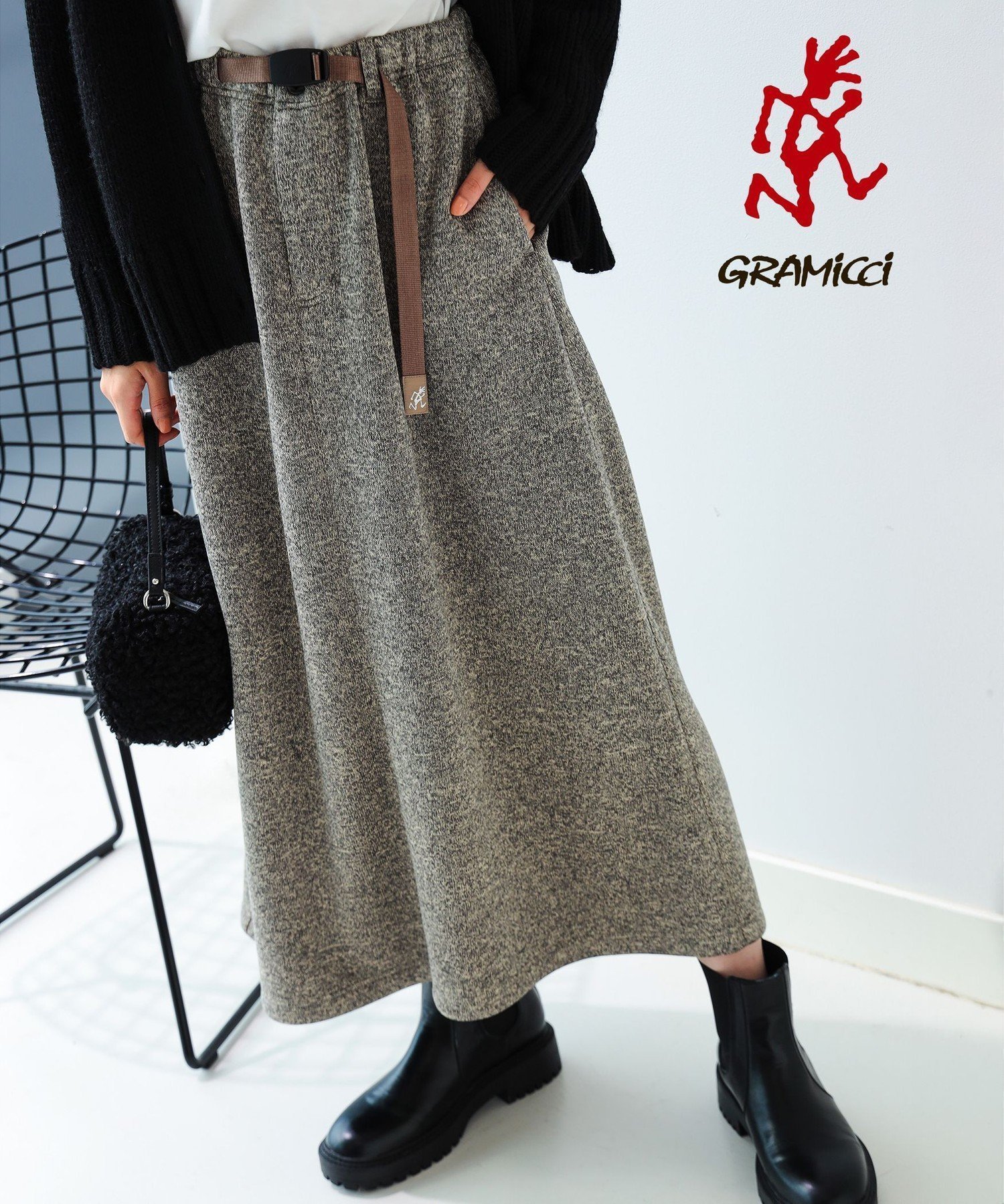 【ビーミングライフストアバイビームス/B:MING LIFE STORE by BEAMS】の【別注】Gramicci / ニット フレア スカート(S~M) 25AW 秋冬 アウトドア キャンプ リラックス インテリア・キッズ・メンズ・レディースファッション・服の通販 founy(ファニー) 　ファッション　Fashion　レディースファッション　Fashion for Women　スカート　Skirts　Aライン・フレアスカート　A-Line & Flared Skirts　アウトドア　Outdoor Clothing　くるぶし　Ankle-Length　カリフォルニア　California, Cali Style　コンパクト　Compact, Small Size　ストレッチ　Stretch, Stretchy Fabric　スニーカー　Sneakers, Trainers　スペシャル　Special, Limited Edition　ダブル　Double, Double-Breasted　フィット　Fit, Slim Fit　フェイス　Face, Facial Design　フレア　Flare, Flared　別注　Limited Edition, Custom Order　防寒　Cold Protection, Winter-Ready　マキシ　Maxi, Full Length　ミドル　Middle Length, Mid Height　リラックス　Relax, Relaxed Fit　A/W・秋冬　Autumn/Winter　再入荷　Restock / Back in Stock　おすすめ　Recommended / Our Picks　2025年　2025　2025-2026秋冬・A/W　Autumn/Winter 2025–26 AW25–26　OATMEAL|ID: prp329100004723271 ipo3291000000034136548
