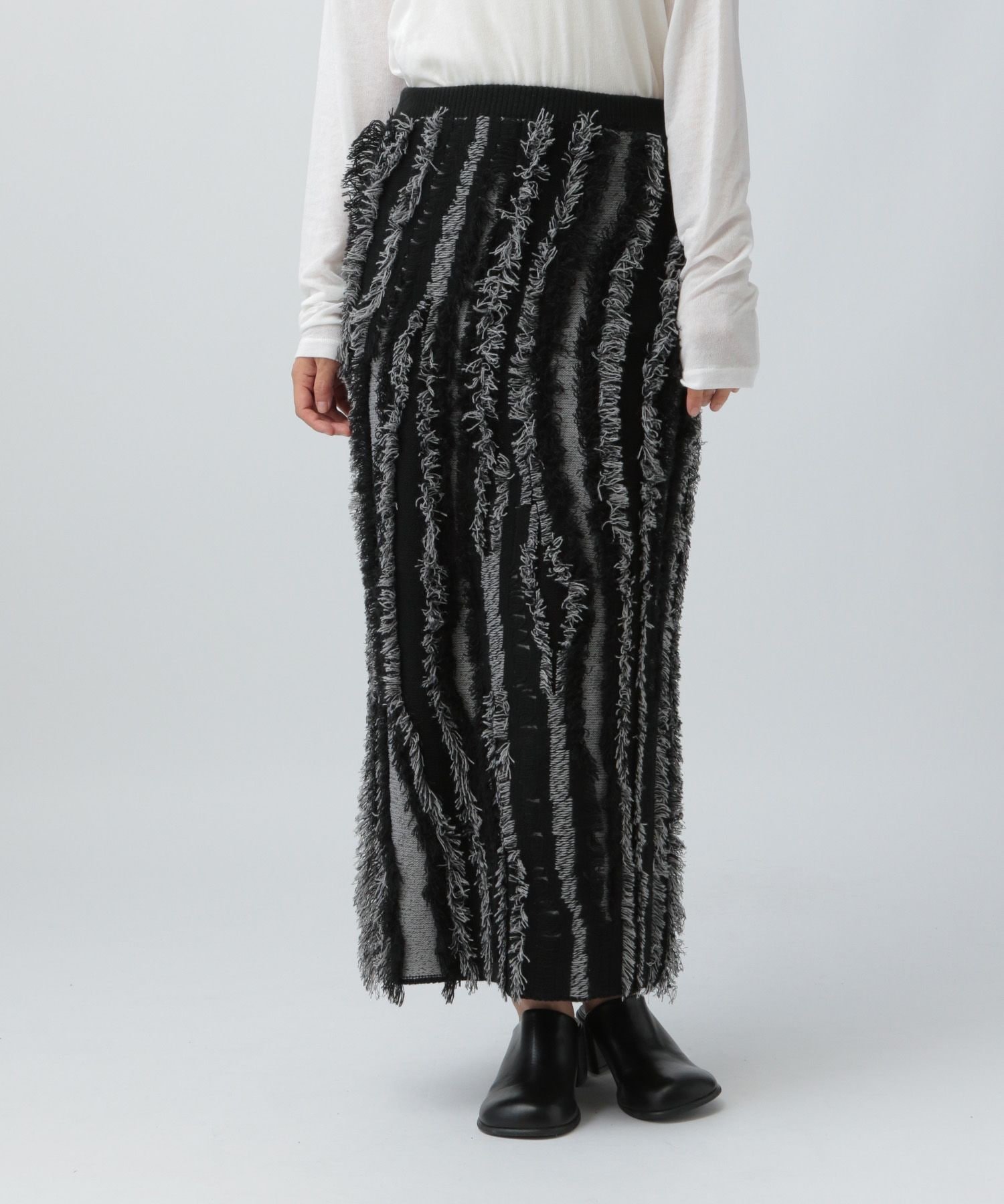 【レプシィム ローリーズファーム/LEPSIM LOWRYS FARM】の7ゲージフリンジニットスカート 人気、トレンドファッション・服の通販 founy(ファニー) ファッション Fashion レディースファッション Fashion for Women スカート Skirts スウェット / スエット Sweatshirt, Sweatwear フリンジ Fringe, Tassel ベーシック Basic, Essential other-1|ID: prp329100004723273 ipo3291000000034549179