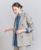 【ユナイテッドアローズ/UNITED ARROWS】のチェック ダブルジャケット BEIGE|ID: prp329100004723337 ipo3291000000034498692