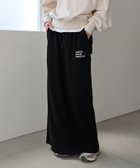 【アンドミー/andme】のセルフカット リブ ANME エンブロイダリー ロゴ タイトスカート ANME アンメ ブラック|ID: prp329100004723337 ipo3291000000034659301