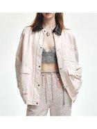 【リリーブラウン/Lily Brown】のカバーオールジャケット 人気、トレンドファッション・服の通販 founy(ファニー) 雑誌掲載アイテム Magazine Picks & Fashion Features ファッション雑誌 Fashion Magazines ヴィヴィ ViVi ファッション Fashion レディースファッション Fashion for Women アウター Coat / Outerwear Collection レディースジャケット・軽アウター Jackets 11月号 November Issue おすすめ Recommended / Our Picks ストライプ Stripe, Striped Pattern スマート Smart, Elegant タフタ Taffeta, Structured Fabric ドッキング Docking, Mixed Material ドローストリング Drawstring, Pull Cord フェイクレザー Faux Leather, PU Leather フェミニン Feminine, Girly フリル Frill, Ruffle ロング Long, Long-Length 今季 This Season, Current Season 雑誌 Magazine, Fashion Magazine thumbnail PNK[066]|ID: prp329100004723338 ipo3291000000034527965