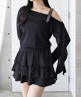 【クリア/clear】の肩ベルトTワンショルデザインカットソー 人気、トレンドファッション・服の通販 founy(ファニー) ファッション Fashion レディースファッション Fashion for Women トップス・カットソー Cut & Sew Tops カットソー・ベーシックTシャツ Cut-and-Sewn Tops / Stretch Tees & Basics ベルト&ウエストマーク Belts & Waist Accessories アシンメトリー Asymmetrical Style カットソー Cut and Sewn Top スラックス Slacks, Dress Pants フィット Fit, Slim Fit ロング Long, Long-Length おすすめ Recommended / Our Picks エレガント 上品 Elegant |ID:prp329100004723341