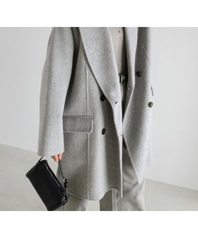 【アンドミー/andme】のリバー ダブルコート evernavy エバーネイビー 人気、トレンドファッション・服の通販 founy(ファニー) ファッション Fashion レディースファッション Fashion for Women アウター Coat / Outerwear Collection コート・ロングコート・ピーコート Long Coats, Peacoats & More ショール Shawl, Wrap ダブル Double, Double-Breasted フェイス Face, Facial Design ベーシック Basic, Essential ポケット Pocket, Pocket Detail ミドル Middle Length, Mid Height エレガント 上品 Elegant 防寒 Cold Protection, Winter-Ready |ID:prp329100004723347